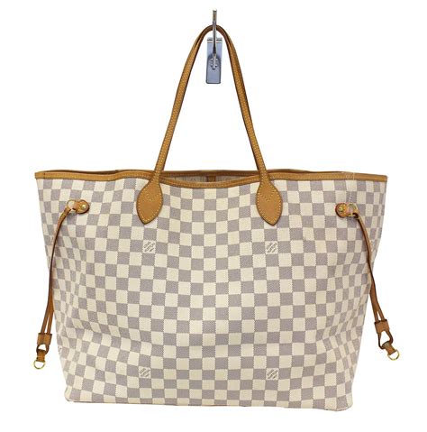 louis vuitton backpack cheap white|louis vuitton white checkered bag.